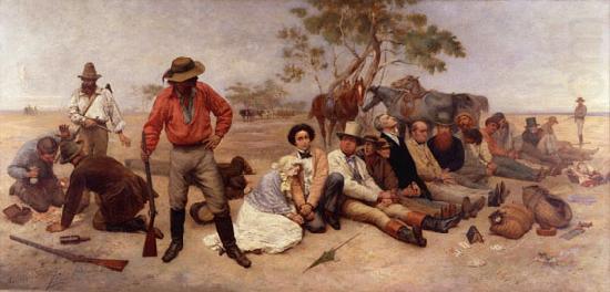 William Strutt Bushrangers, Victoria, Australia, china oil painting image